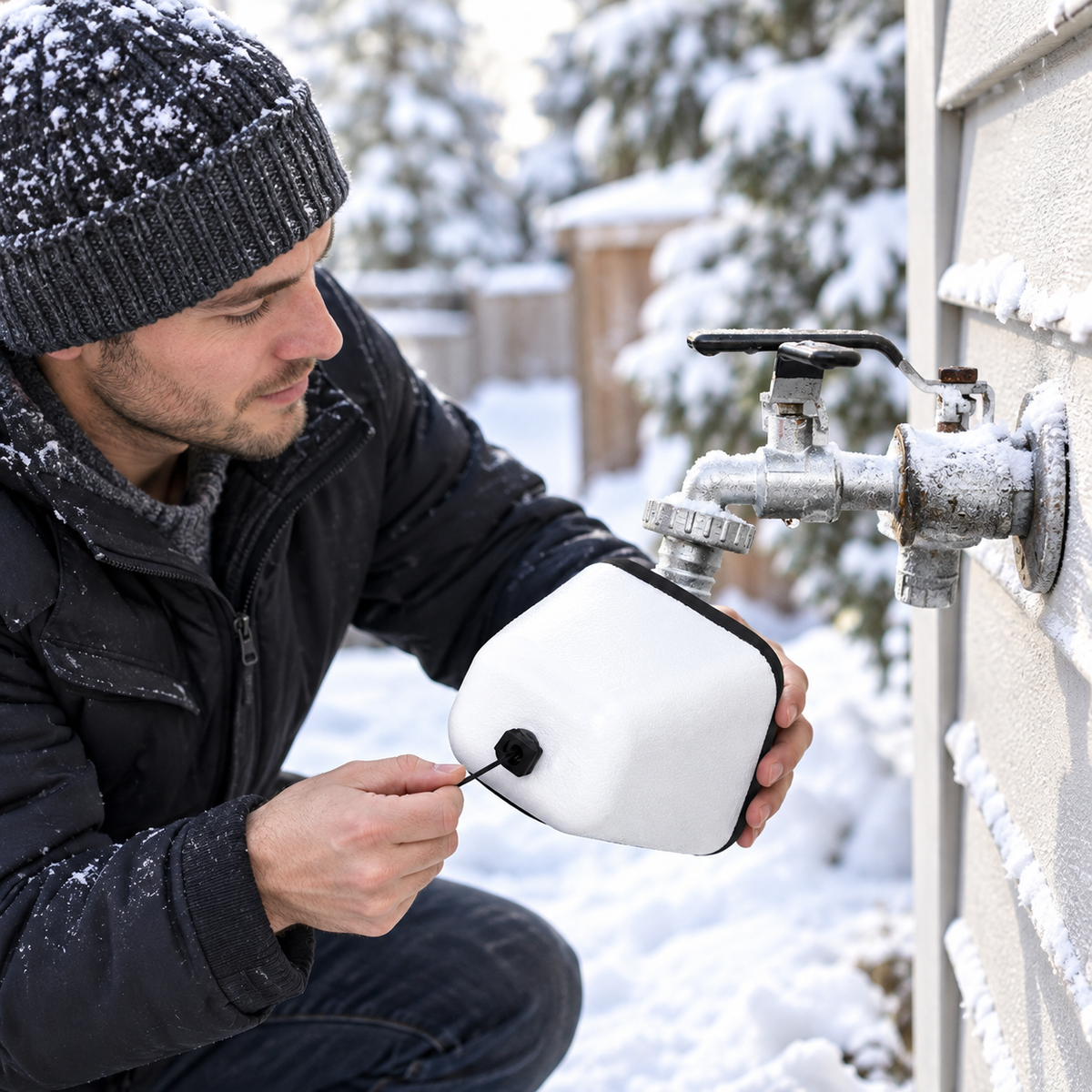 Winter Outdoor Faucet Covers – 3 Pack